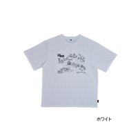 ≪'24年3月新商品！≫ アブガルシア バグオフ 4600CA展開図Tシャツ ホワイト XLサイズ 【返品不可】