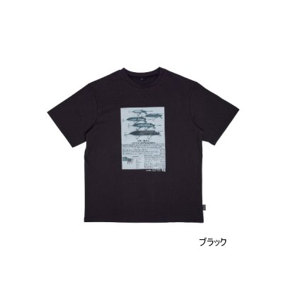 画像1: ≪'24年3月新商品！≫ アブガルシア バグオフ Hi-Lo(ハイロー) グラフィックTシャツ ブラック Mサイズ 【返品不可】