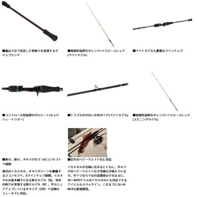 画像4: ≪'24年4月新商品！≫ ダイワ エメラルダス MX イカメタル K60LB-S・W 〔仕舞寸法 96cm〕 【保証書付き】