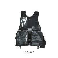 ≪'24年3月新商品！≫ ダイワ フロートゲームベスト DF-6224 ブラックカモ フリーサイズ