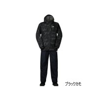≪'24年4月新商品！≫ ダイワ レインマックス(R)コンパクトレインスーツ DR-3324 ブラックカモ Mサイズ