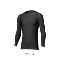 ≪'24年4月新商品！≫ ダイワ アイスドライ(R) クルーネックアンダーシャツ DU-6021S チャコール Mサイズ