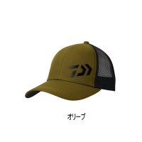 ≪'24年4月新商品！≫ ダイワ 3Dロゴハーフメッシュキャップ DC-6624 オリーブ フリーサイズ