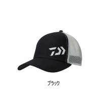 ≪'24年4月新商品！≫ ダイワ 3Dロゴハーフメッシュキャップ DC-6624 ブラック フリーサイズ