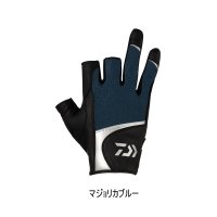 ≪'24年4月新商品！≫ ダイワ ソルトゲームグローブ 3本カット DG-7224 マジョリカブルー Lサイズ