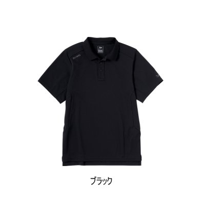 画像1: ≪'24年5月新商品！≫ ダイワ オーシャンタフポロシャツ DE-9424 ブラック Mサイズ