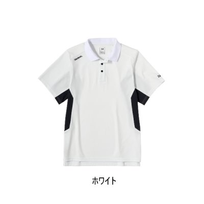 画像1: ≪'24年5月新商品！≫ ダイワ オーシャンタフポロシャツ DE-9424 ホワイト Mサイズ