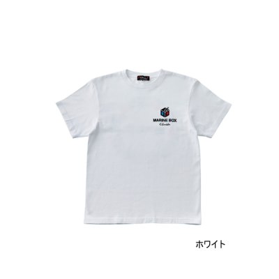 画像1: ≪'24年2月新商品！≫ がまかつ Tシャツ マリンボックス GM-3744 ホワイト Lサイズ