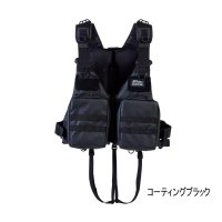 ≪'24年5月新商品！≫ アブガルシア システムゲームベスト コーティングブラック フリーサイズ 【返品不可】