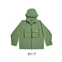 ≪'24年7月新商品！≫ アブガルシア ウォーターレジスタント フィッシングパーカー オリーブ Mサイズ 【返品不可】