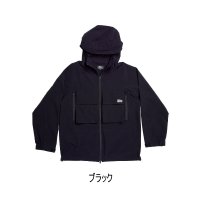 ≪'24年7月新商品！≫ アブガルシア ウォーターレジスタント フィッシングパーカー ブラック Mサイズ 【返品不可】