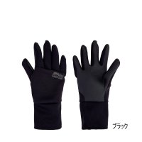 ≪'24年10月新商品！≫ アブガルシア ロングカフス フルフィンガー ネオプレングローブ ブラック Mサイズ [10月発売予定/ご予約受付中] 【返品不可】