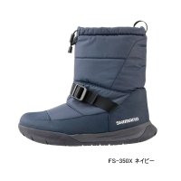 ≪'24年9月新商品！≫ シマノ ウィンターデッキブーツ FS-350X ネイビー 24.0cm [9月発売予定/ご予約受付中]