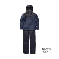 ≪'24年9月新商品！≫ シマノ ベーシックインサレーション レインスーツ 01 RB-057X ネイビー Sサイズ [9月発売予定/ご予約受付中]