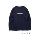 ≪'24年9月新商品！≫ シマノ ドライロゴTシャル ロングスリーブ SH-011X ネイビー Sサイズ [9月発売予定/ご予約受付中]