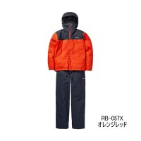 ≪'24年9月新商品！≫ シマノ ベーシックインサレーション レインスーツ 01 RB-057X オレンジレッド Sサイズ [9月発売予定/ご予約受付中]