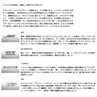 画像2: ≪'24年8月新商品！≫ ダイワ エメラルダス AIR ボート 511MLS-S・K 〔仕舞寸法 94cm〕 【保証書付き】