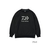 ≪'24年9月新商品！≫ ダイワ ダンロテック(R) スウェットクルーネック DE-8224 ブラック Mサイズ