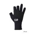 ≪'24年9月新商品！≫ ダイワ タイタニューム アルファ(TM) グローブ 3本カット DG-7624W ブラック Mサイズ
