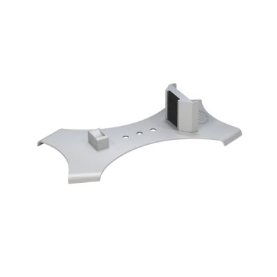 画像1: ××2025/01今季生産終了 ≪'24年11月新商品！≫ PROX 攻棚ワカサギマルチアクションテーブル万力用スタンドプレート PX9286SPS シルバー
