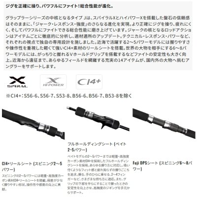 画像2: ≪'25年3月新商品！≫ シマノ '25 グラップラー タイプ J S60-2 〔仕舞寸法 132.6cm〕 【保証書付き】 [3月発売予定/ご予約受付中]