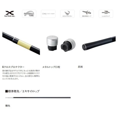 画像2: ≪'25年1月新商品！≫ シマノ '25 アドバンスフォース 急瀬 95 〔仕舞寸法 142.5cm〕 【保証書付き】 [1月発売予定/ご予約受付中] 【大型商品1/代引不可】