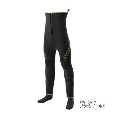 画像1: ≪'25年3月新商品！≫ シマノ リミテッド プロ フィットウェーダー 中丸 3.0 FW-561Y ブラックゴールド MBサイズ [3月発売予定/ご予約受付中]