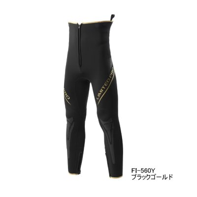 画像1: ≪'25年3月新商品！≫ シマノ リミテッド プロ タイツ 2.5 FI-560Y ブラックゴールド SBサイズ [3月発売予定/ご予約受付中]