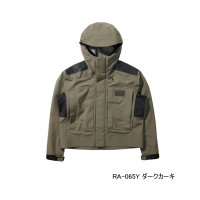 ≪'25年3月新商品！≫ シマノ ウェーディング レインジャケット 03 RA-065Y ダークカーキ Lサイズ [3月発売予定/ご予約受付中]