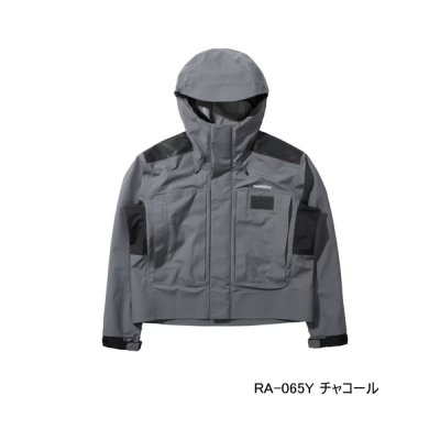画像1: ≪'25年3月新商品！≫ シマノ ウェーディング レインジャケット 03 RA-065Y チャコール Lサイズ [3月発売予定/ご予約受付中]