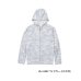 画像1: ≪'25年3月新商品！≫ シマノ サン プロテクション ジップアップ グラフィックパーカー WJ-040X ライトグレーマルチカモ Sサイズ [3月発売予定/ご予約受付中] (1)