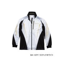 ≪'25年3月新商品！≫ シマノ リミテッド プロ フルジップシャツ SH-107Y リミテッドホワイト Sサイズ [3月発売予定/ご予約受付中]