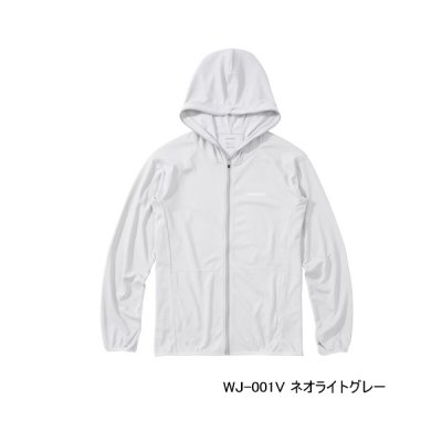 画像1: ≪'25年3月新商品！≫ シマノ サン プロテクション ジップアップ パーカー WJ-001V ネオライトグレー 2XLサイズ [3月発売予定/ご予約受付中]