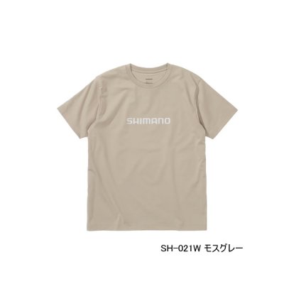 画像1: ≪'25年3月新商品！≫ シマノ ドライロゴTシャツ ショートスリーブ SH-021W モスグレー XLサイズ [3月発売予定/ご予約受付中]