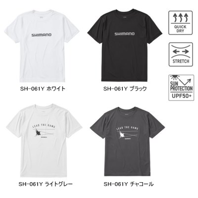 画像2: ≪'25年3月新商品！≫ シマノ サン プロテクション Tシャツ ショートスリーブ SH-061Y ホワイト Lサイズ [3月発売予定/ご予約受付中]