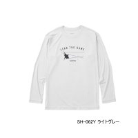 ≪'25年3月新商品！≫ シマノ サン プロテクション Tシャツ ロングスリーブ SH-062Y ライトグレー 2XLサイズ [3月発売予定/ご予約受付中]
