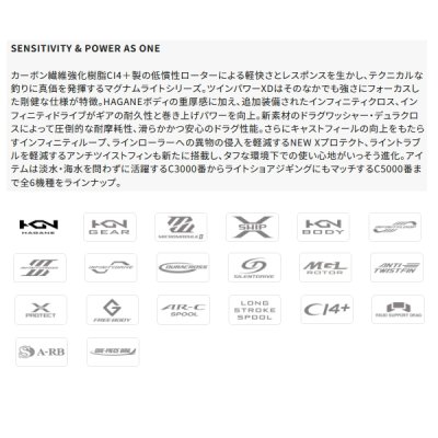 画像2: ≪'25年4月新商品！≫ シマノ '25 ツインパワー XD C5000XG [4月発売予定/ご予約受付中] 【小型商品】
