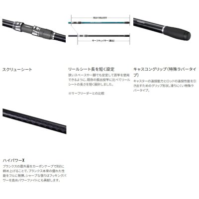 画像3: ≪'25年4月新商品！≫ シマノ '25 サーフチェイサー (振出) 33-450T 〔仕舞寸法 105cm〕 【保証書付き】 [4月発売予定/ご予約受付中]