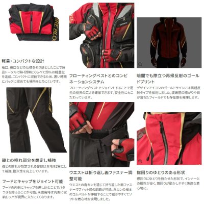 画像3: ≪'25年3月新商品！≫ シマノ リミテッド プロ 3シーズン レインスーツ RA-160Y リミテッドブラック 3XLサイズ [3月発売予定/ご予約受付中]
