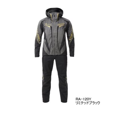 画像1: ≪'25年3月新商品！≫ シマノ リミテッド プロ ゴアテックス レインスーツ RA-120Y リミテッドブラック 2XLサイズ [3月発売予定/ご予約受付中]