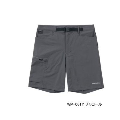 画像1: ≪'25年4月新商品！≫ シマノ コーデュラ(R) アクティブタフ ショーツ WP-061Y チャコール XLサイズ [4月発売予定/ご予約受付中]