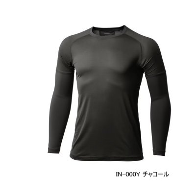 画像1: ≪'25年3月新商品！≫ シマノ サン プロテクション クール ハイブリッド インナーシャツ IN-000Y チャコール 2XLサイズ [3月発売予定/ご予約受付中]