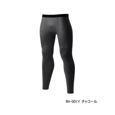 画像1: ≪'25年3月新商品！≫ シマノ サン プロテクション クール ハイブリッド インナータイツ IN-001Y チャコール Mサイズ [3月発売予定/ご予約受付中]