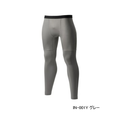 画像1: ≪'25年3月新商品！≫ シマノ サン プロテクション クール ハイブリッド インナータイツ IN-001Y グレー Lサイズ [3月発売予定/ご予約受付中]