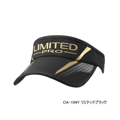 画像1: ≪'25年3月新商品！≫ シマノ リミテッド プロ ゴアテックス ウィンドストッパー サンバイザー CA-104Y リミテッドブラック Lサイズ [3月発売予定/ご予約受付中]