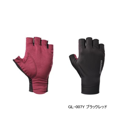 画像1: ≪'25年4月新商品！≫ シマノ 05 センシティブ グローブ 5 GL-007Y ブラックレッド XLサイズ [4月発売予定/ご予約受付中]