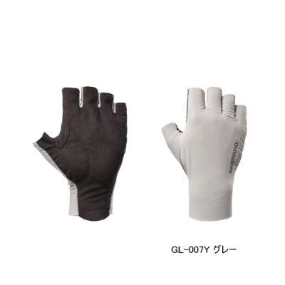 画像1: ≪'25年4月新商品！≫ シマノ 05 センシティブ グローブ 5 GL-007Y グレー Lサイズ [4月発売予定/ご予約受付中]