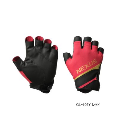 画像1: ≪'25年3月新商品！≫ シマノ ネクサス ストレッチグローブ 5 GL-105Y レッド XLサイズ [3月発売予定/ご予約受付中]定/ご予約受付中]