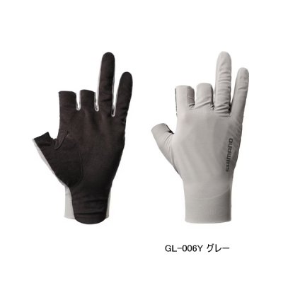 画像1: ≪'25年4月新商品！≫ シマノ 05 センシティブ グローブ 3 GL-006Y グレー Mサイズ [4月発売予定/ご予約受付中]