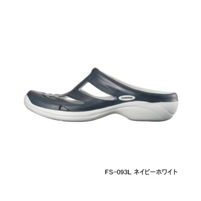 画像1: ≪'25年4月新商品！≫ シマノ イヴェアー マリンフィッシングサンダル FS-093L ネイビーホワイト 4Lサイズ [4月発売予定/ご予約受付中]